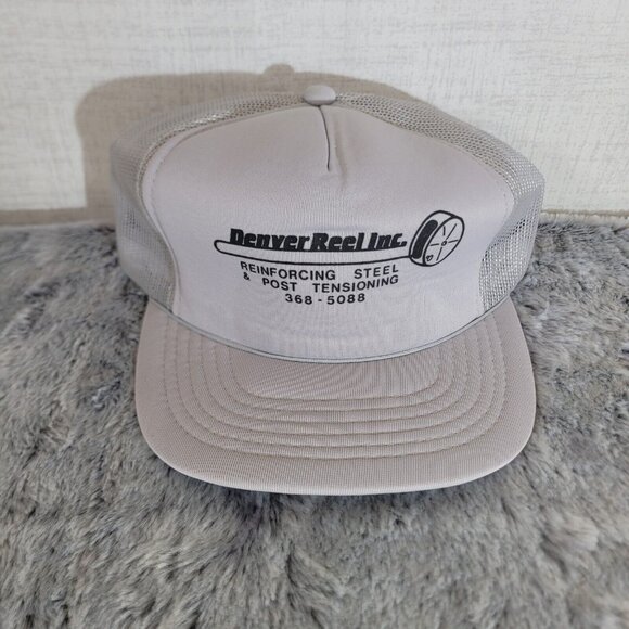 Young An Other - Vintage Denver Reel Inc Trucker Hat Mesh Snapback Rope Cap Made In Korea